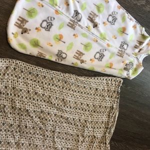 Sleep sac and breast feeding cover